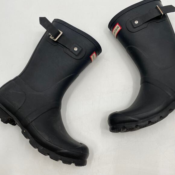 Hunter matte black short rain boots - Picture 2 of 7